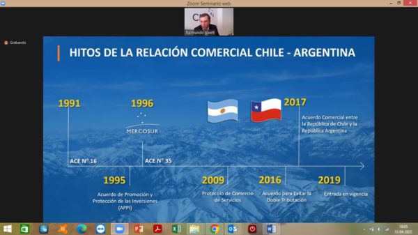 diálogo conosur cámara Chileno argentina